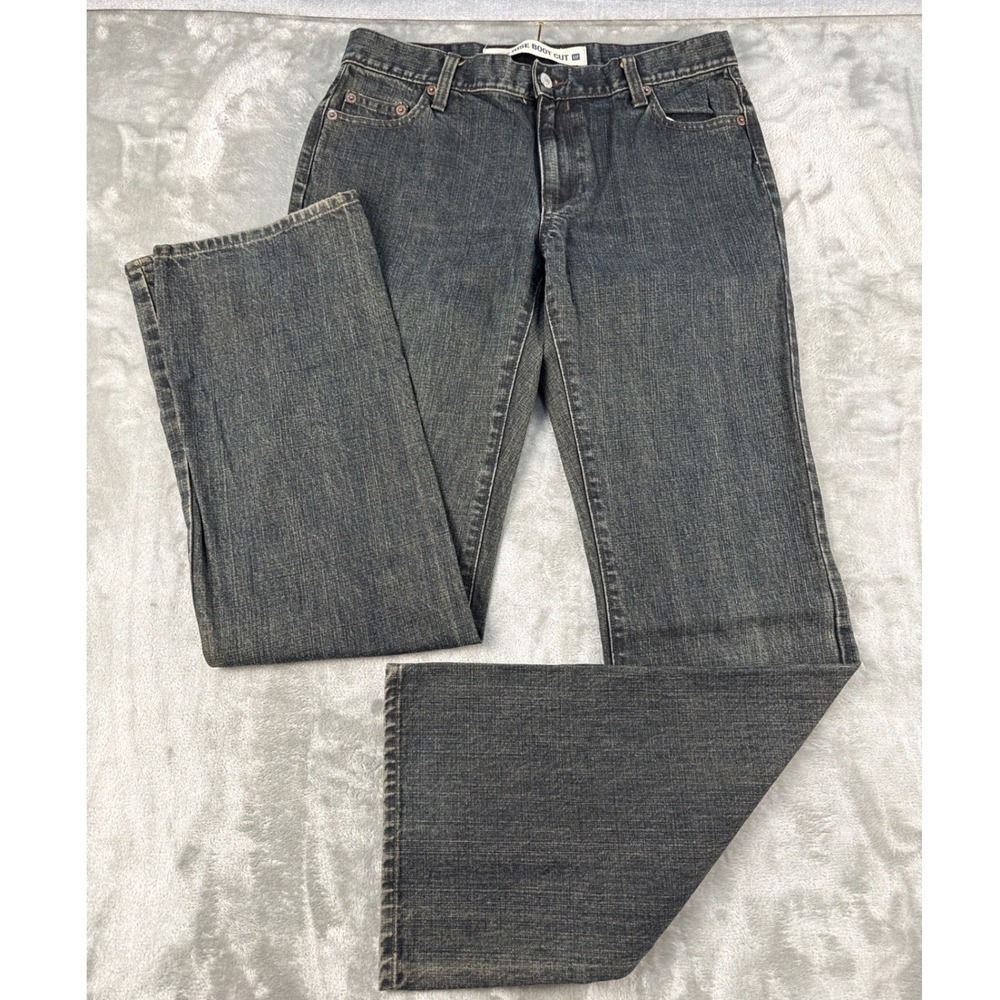 Gap Jeans Womens 8 Low Rise Boot Cut Dark Wash Denim
